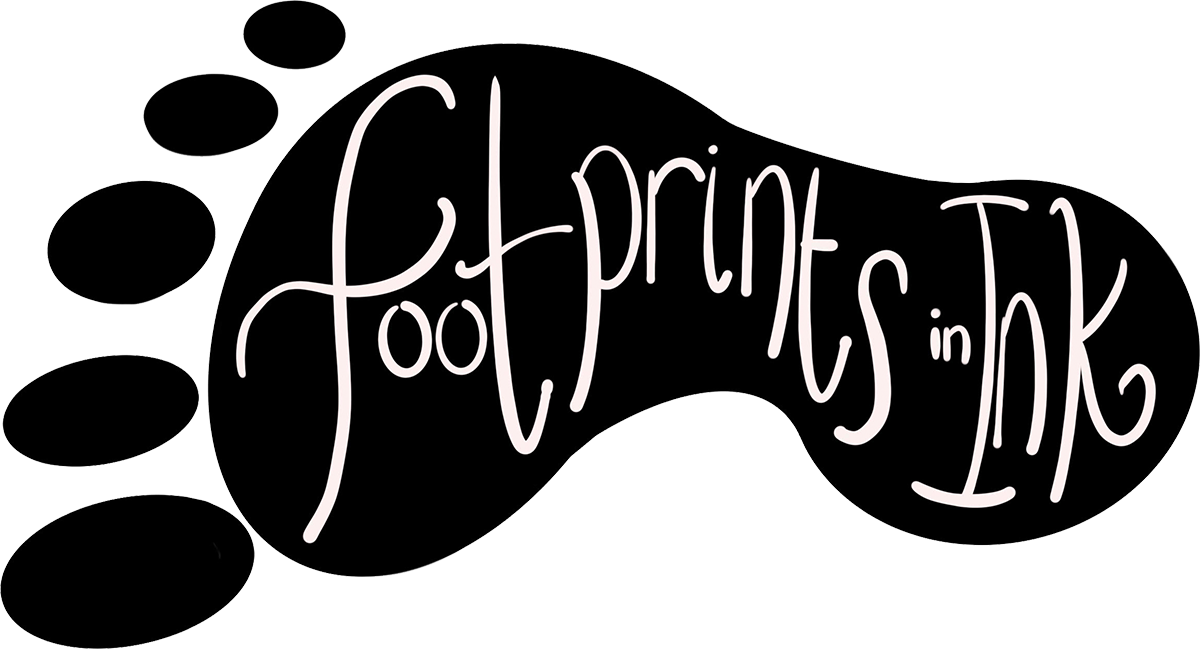 Foot prints in Ink 